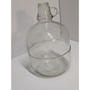 Vintage One Gallon Glass Jug Cut in Half
